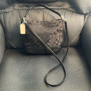 Vintage Coach black handbag